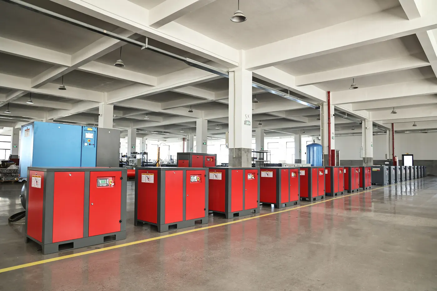 Screw compressor workshop